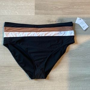 Black high waited bikini bottoms
